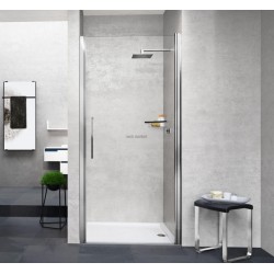 Paroi de douche Young 2 1b 97 extensible 97-101cm verre trempe transparent silver réf Y21B971B