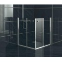 Porte pivotante pliante Larenco en niche 800 mm H 900 mm Réf. 26793