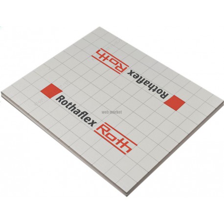 Dalle plane en pur Rothaflex épaisseur 48 mm REgal2,20 m 2 k/W SEgal1,20 m 2 Réf 1409010332