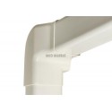 Angle vertical gauche pour goulotte 60x45mm 0614VS