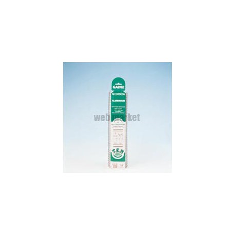 Gaine accordéon aluminium ventilation 0,85 mètre D 105 / 111 réf. 085105