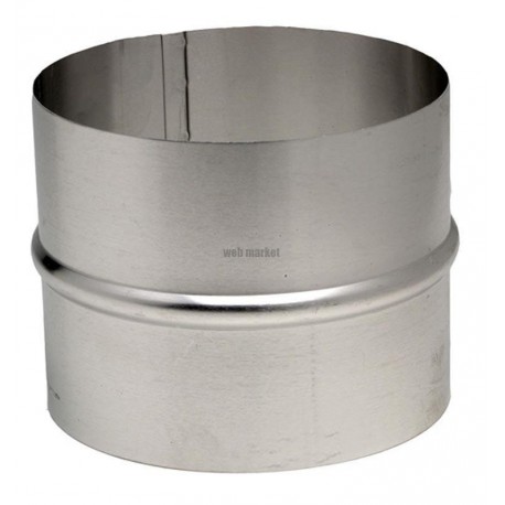 Raccord en aluminium pour gaine accordéon diamètre intérieur 100mm 454100