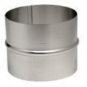 Raccord en aluminium pour gaine accordéon diamètre intérieur 125mm 454125