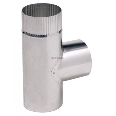 Té 90° aluminium Aluminium diamètre : 111 réf. 694111