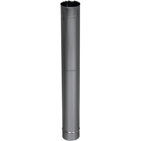 Tuyau rigide Inox 304 diamètre : 97 Lg : 1000 mm Tous combustibles réf. 601970