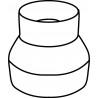 Réduction Inox 304 F/M diamètre : 125 / 111 réf. 612511