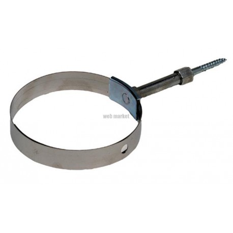 Collier télescopique réglable inox D 80 à 140 réf. 006001