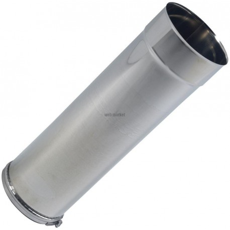 Tuyau inox 304 télescopique D 125 + bague de réglage réf. 655125