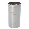 Tuyau Inox 316 - 4 / 10 - 500 mm diamètre 80 + joint à lèvres pour chaudières condensation réf. 850080
