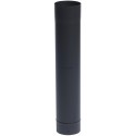 Tuyau émail noir mat 660 mm diamètre 153 réf. 344666