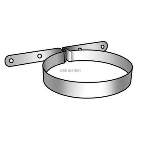 Collier blanc pour conduit diamètre 100 réf. 308410