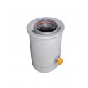 Récupérateur de condensat en aluminium et PVC diamètre 80 / 125 réf. 224108