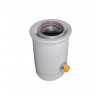 Récupérateur de condensat en aluminium et PVC diamètre 80 / 125 réf. 224108
