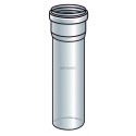 Conduit Chemilux Condensation B22 - B23 PPTL diamètre 80 longueur 500 mm Fioul / Gaz réf. 222951