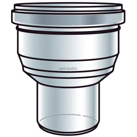 Adaptateur de condensation diamètre 80 M-110F PPTL + joint péroxydé réf. 330078