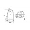 Pompe submersible eaux claires UNILIFT CC 0,38 kW 230 V Mono UNILIFT CC 7 A1 réf 96280968