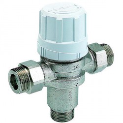 Régulateur thermostatique d eau chaude 20x27, réglable de 40°c à 60°c réf 605006