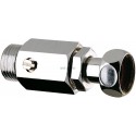 Raccord stop droit mâle femelle 15x21, écrou escamotable Réf : 825215