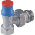 Corps de robinet thermostatisable équerre avec capuchon de chantier diamètre 12 X 17 réf. R401 x 132