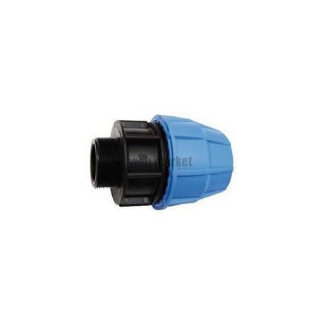 Raccord droit mâle D32-26x34 polypropylène 1001032 réf 1001032