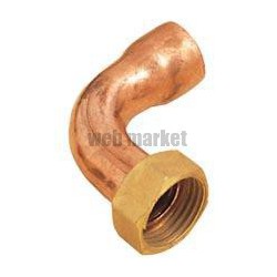 Raccord 2 pièces coudé douille Cu 20x27-16 8002AGcu (sachet de 10 pièces) ALTECH