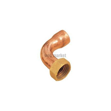 Raccord 2 pièces coudé douille Cu 20x27-18 8002AGcu (sachet de 10 pièces) ALTECH