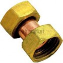 Raccord droit femelle-femelle écrou tournant brut 12/17-12/17 (sachet de 2 pièces) 12 bis ALTECH