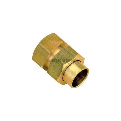 Raccord union 3 pièces droit femelle12/17-14 8340Gcu (sachet de 2 pièces) ALTECH