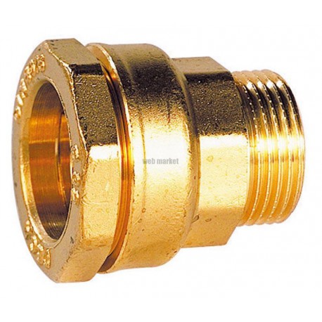 Raccord droit DECA mâle 34-26x34 Fer 861634