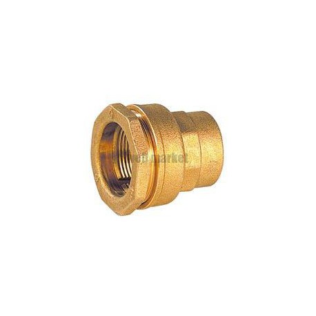 Raccord droit Deca femelle 21-15x21 Fer 860421