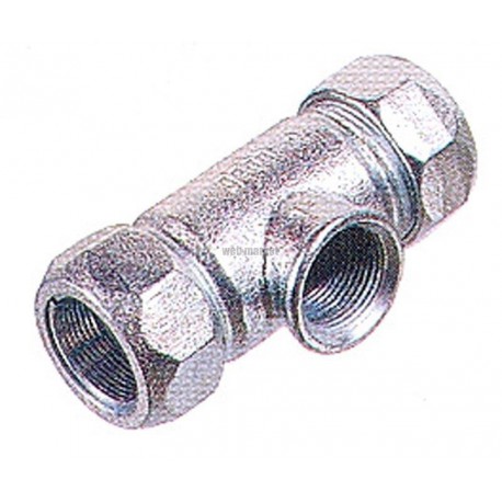 Té compres. femelle 26x34 diam : 33.7 mm Lg : 135