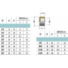Bouchon pression femelle et mâle diamètre 25/32mm B25F
