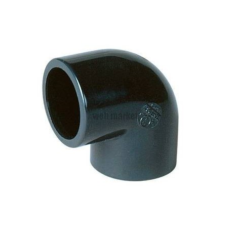 Coude 90° grand rayon PVC diamètre 63mm C63F