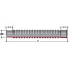 Manchette souple mâle-femelle de raccordement - FLEXFM - PVC gris - Ø 32 mm - L. 207 mm