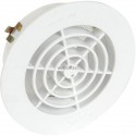 Grille intérieure simple pour tube PVC avec moustiquaire PVC 1GATM100