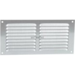 Grille d'aération à visser persienne alu gris 1LM1530G