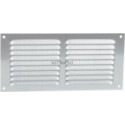 Grille d'aération à visser persienne alu gris 1LM1530G