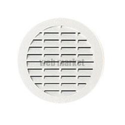 Grille ronde pour tuyau fibre-ciment avec moustiquaire PVC diamètre 100mm BC110