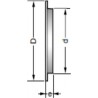 Grille ronde pour tuyau fibre-ciment avec moustiquaire PVC diamètre 100mm BC110