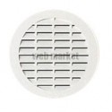Grille d aération pour tube fibres-ciment - 1BC110 - polystyrène blanc - Ø 123/99 mm - ép. 12 mm - tube Ø 100 mm
