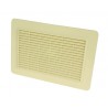 Grille d aération en applique spécial façade - 1GAPM2 - polystyrène teinte sable - 323x226 mm