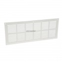 Grille d aération à visser ou à coller classique rectangulaire extra plate blanc 1PB151