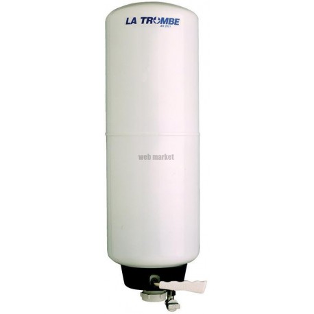 Réservoir hydropneumatique avec robinet d arrêt, écrou et joint LA TROMBE Réf. 2982001