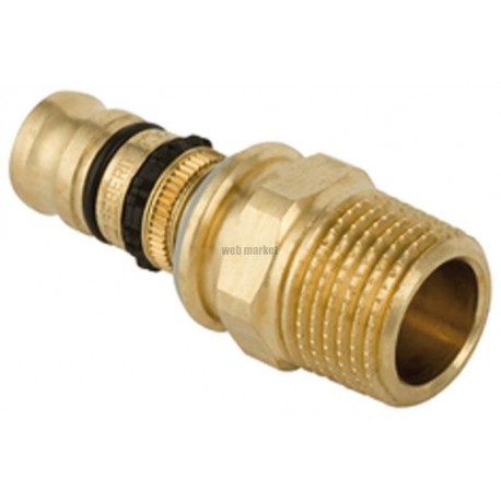Jonction mixte filetée mâle 26X34 D32 Réf 614.537.00.5