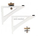 Console alu pour lavabo ULYSSE2 la paire réf. D5701AC