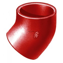 Coude SMU S 45° fonte diamètre nominal 300mm Réf. 157134 PAM