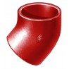 Coude SMU S 45° fonte diamètre nominal 300mm Réf. 157134 PAM