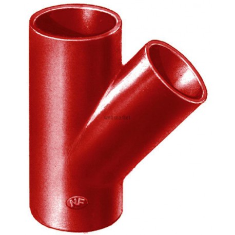 Embranchement Culotte simple SMU S à 45° en fonte diamètre nominal 250-250mm Réf. 157106 PAM