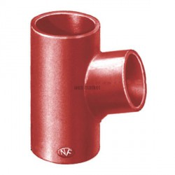 Culotte fonte simple 88° SMU® S - brun-rouge - Ø 250/250 mm