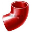Coude fonte SMU® S 68° - brun-rouge - Ø 200 mm